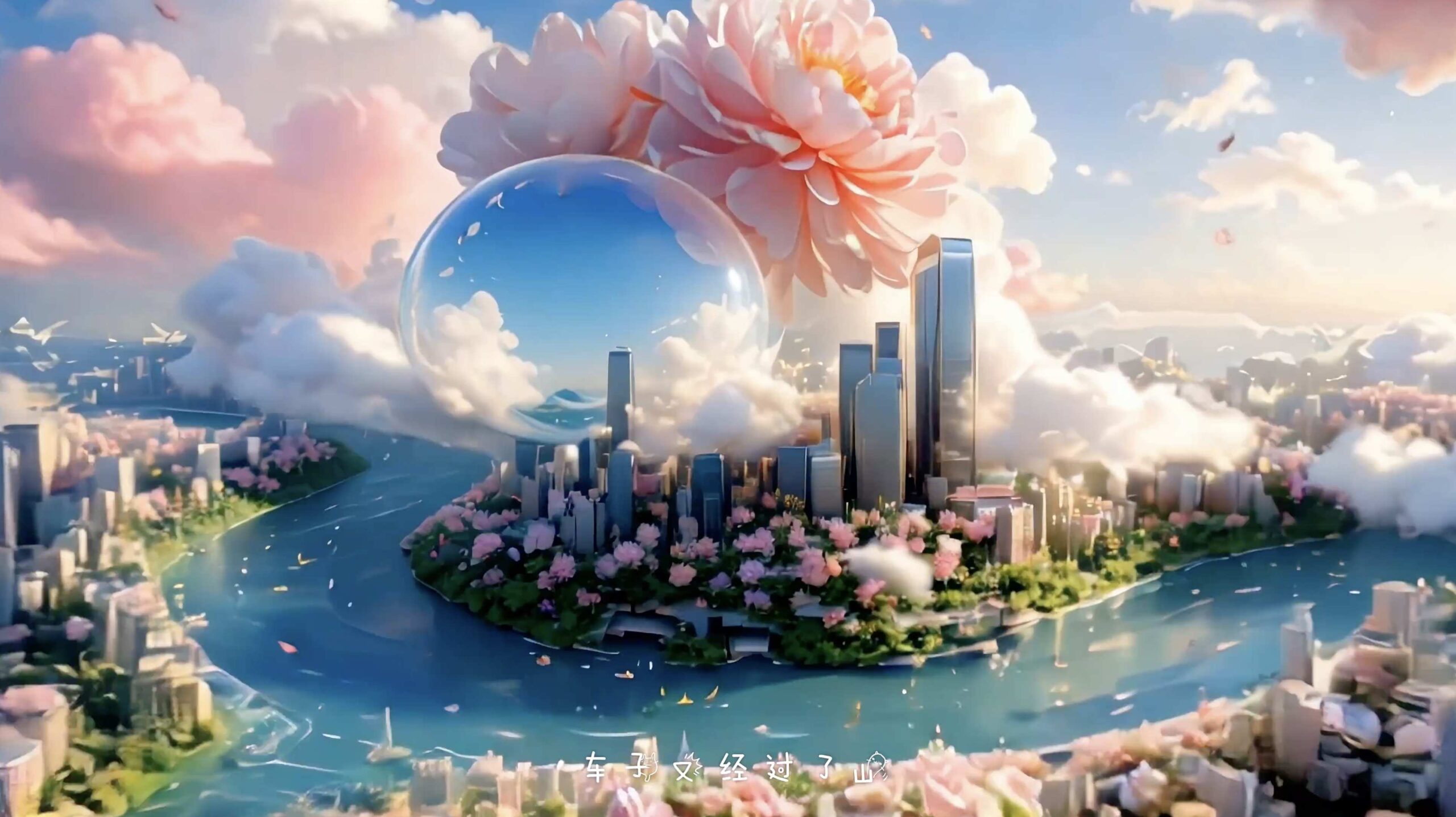 原创AI一镜到底短片｜《开往春天的列车》