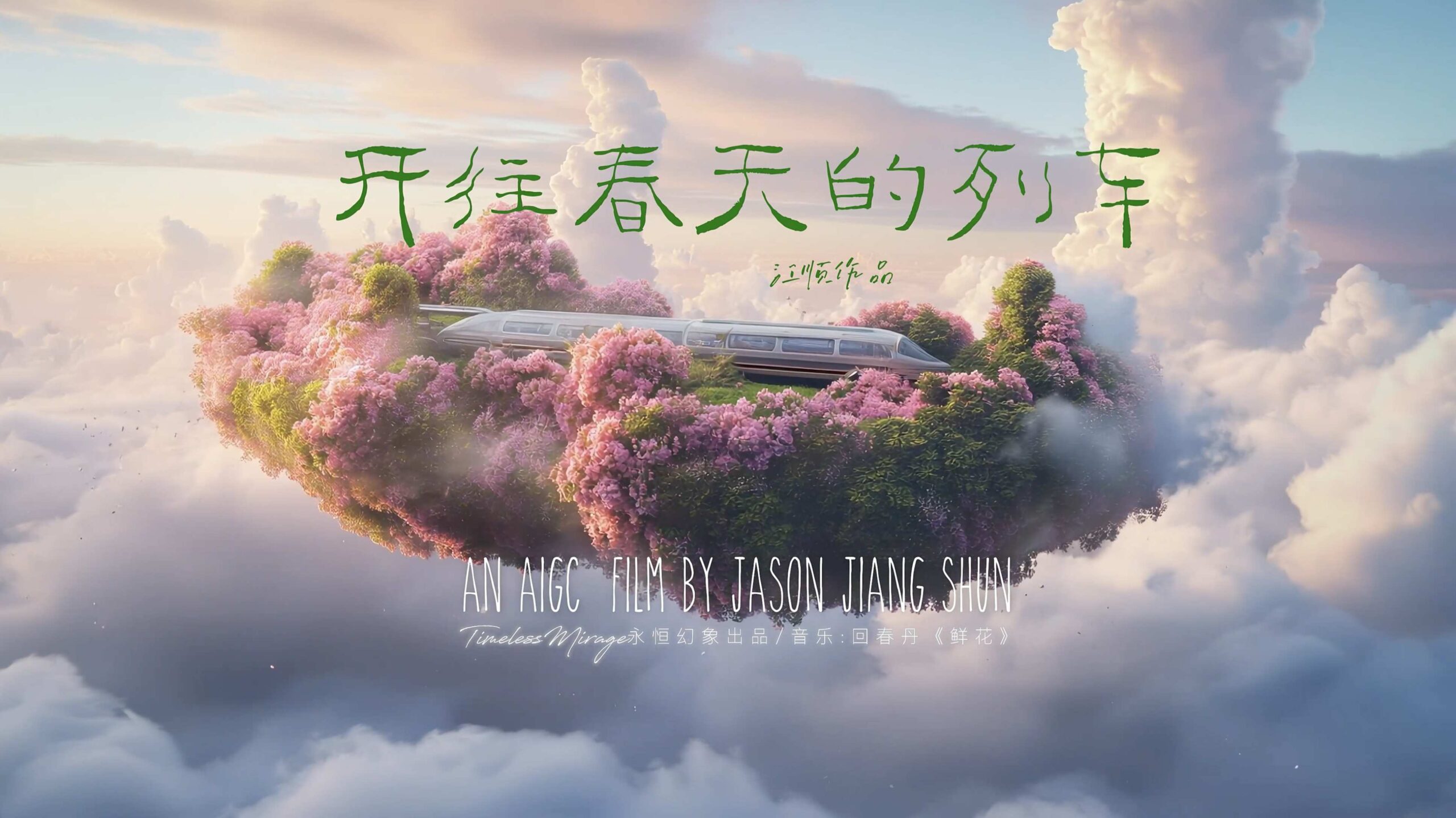 原创AI一镜到底短片｜《开往春天的列车》